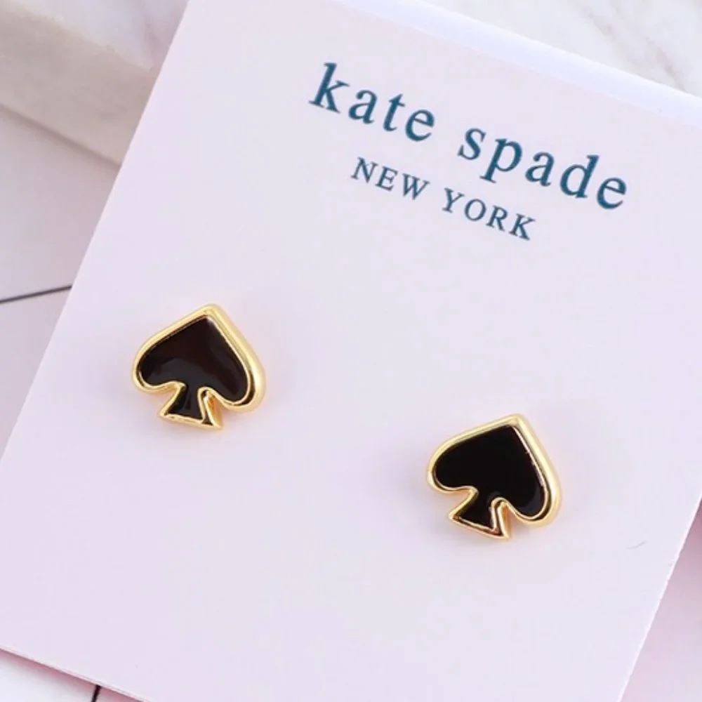 Kate Spade Everyday Spade Enamel Studs Earrings